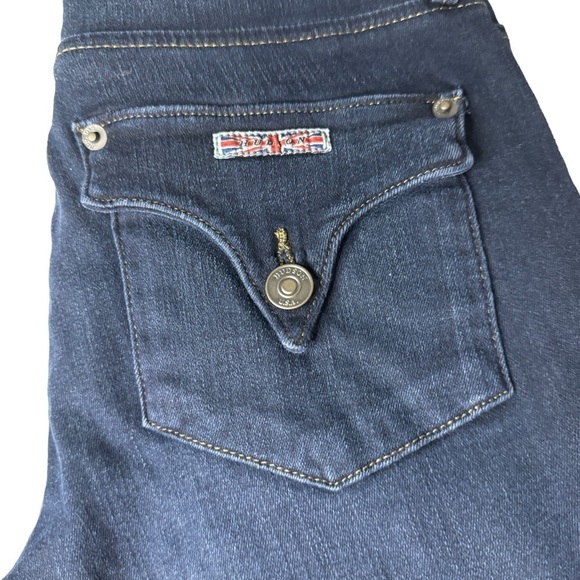 Hudson Cat Midrise Skinny w/ Step Hem dark wash womens jeans 26 LIKE NEW - Picture 5 of 14